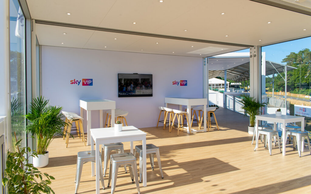 Sky Sports - Spacecube Modular Temporary Structures