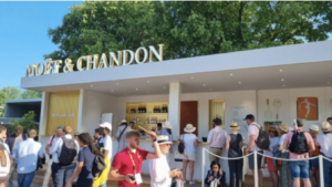 Temporary Modular Structure for Moet & Chandon at Roland-Garros in Paris