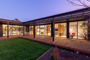 Modular construction display suite by Spacecube for Mirvac