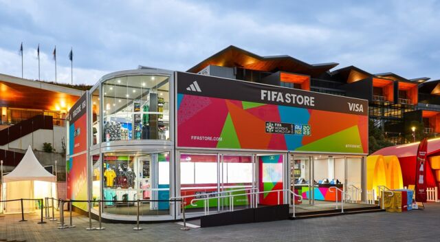 SPACECUBE was delighted to provide a number of temporary modular structures for last year's FIFA Women’s World Cup. These premium merchandise retail stores, some single and some multi-storey, were built using SPACECUBE's pre-engineered modular building system at various locations around Melbourne, Sydney and Brisbane, during the highly anticipated event. The structures were custom designed and then fit out by their amazing team. It was such a privilege to be involved in these eye-catching retail experiences.
Reconfigurable + Relocatable + Reusable Modular Structures
http://www.spacecube.com
#FIFA #WWC #MajorEvents #Merchandise #ModularRetail #RetailExperieces