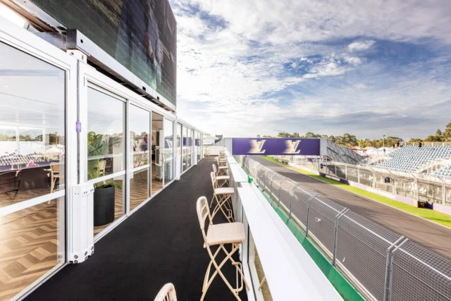 330 CLUB 🏁 Located on the main straight, 330 Club returned to the @ausgp with an extra level of modular space! This large hospitality facility had the capacity to provide a number of innovative features within the structure. These included private commentary boxes, a seamlessly connected kitchen for catering by @atlanticgroup and an internal accessible solutions elevator for easy access to the second floor, plus a super screen integrated on to the roof! Fantastic to work with @seekeragency on this premium event structure. 
Scalable. Sustainable. Simpler
http://www.spacecube.com
#AusGP #F1 #Hospitality #ModularStructures