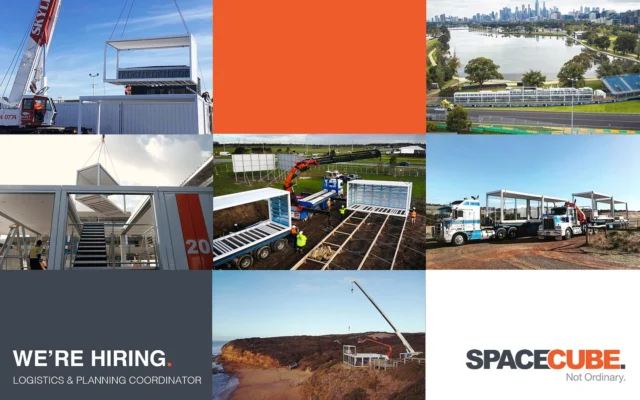 SPACECUBE is on the look out for a Logistics & Planning Coordinator (Maternity Cover until April 2026) 🚚🏗️

As part of an extraordinary team of Operational Leaders this position will take on the responsibility of coordinating operational logistics and planning for various installations and dismantles across all market segments throughout Australia. 

Put simply this is the glue that guarantees exceptional execution, ensuring the right staff with the right skill have the right equipment to deliver on project outcomes. 

Does this sound like you or anyone you know? Please get in touch careers@spacecube.com

#Jobs #Spacecube #ModularBuilding #NotOrdinary