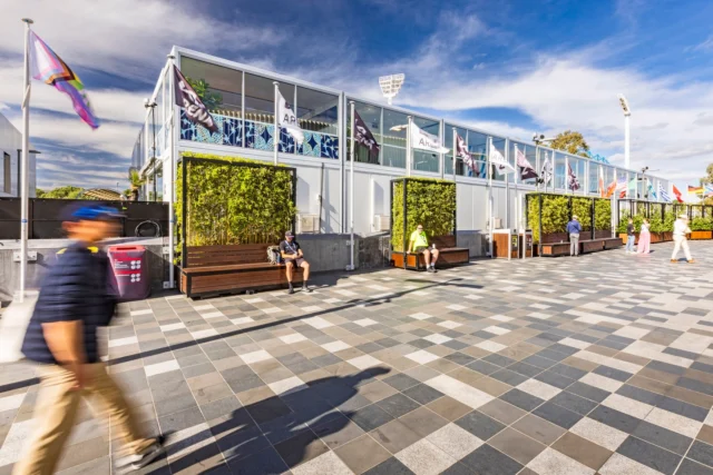 Discover how SPACECUBE’s modular system empowers world-class broadcast studios - no matter the scale or location. Our adaptable and relocatable studios support projects from 15sqm to expansive 3,500+sqm international facilities.

Some of the pictured examples provide you with a glimpse of the "behind the camera" space which can include suspended lighting and custom angled glass. SPACECUBE's Build System and Operational team can bring the permanent world requirements to modular temporary builds, enabling live broadcasting in remote locations.

Scalable. Sustainable. Simpler.
#Broadcasting #ModularStructures #SpacecubeSolutions