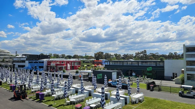 Tomorrow all eyes are on the Melbourne Cup Carnival which kicks off with Derby Day at @flemingtonvrc Our clients will unveil some of the most ambitious structures ever built by SPACECUBE, if not modular structures globally - not only in stature and design, but in guest experience and brand alignment for every client involved.
 
Within the prestigious Birdcage 4,600+ sqm of SPACECUBE products have been installed across nine separate builds - each custom, each telling a different brand story. The logistics, choreography and craftsmanship required to assemble this many bespoke environments is a credit to the entire Spacecube team - and to the dozens of partners, suppliers and valued clients who continue to push the boundaries with ambitious designs and innovation.

Proud to have supplied the modular system used to build structures for:
Lexus
G.H. Mumm
Tabcorp
Ch 9
Kirin
VRC Private Suites
Broadcast Studios
Finishing Post
 
Watch this space over the coming days as each genuine SPACECUBE build is revealed!
 
#MelbCupCarnival #LoveCupWeek #ModularStructures #NotOrdinary