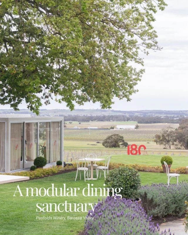 A modular dining sanctuary at Penfolds winery in the Barossa Valley, South Australia. A long-term lease at their beautiful Kalimna vineyard @penfolds 🍷🍇
#Winery #Vineyard #ModularStructure #NotOrdinary