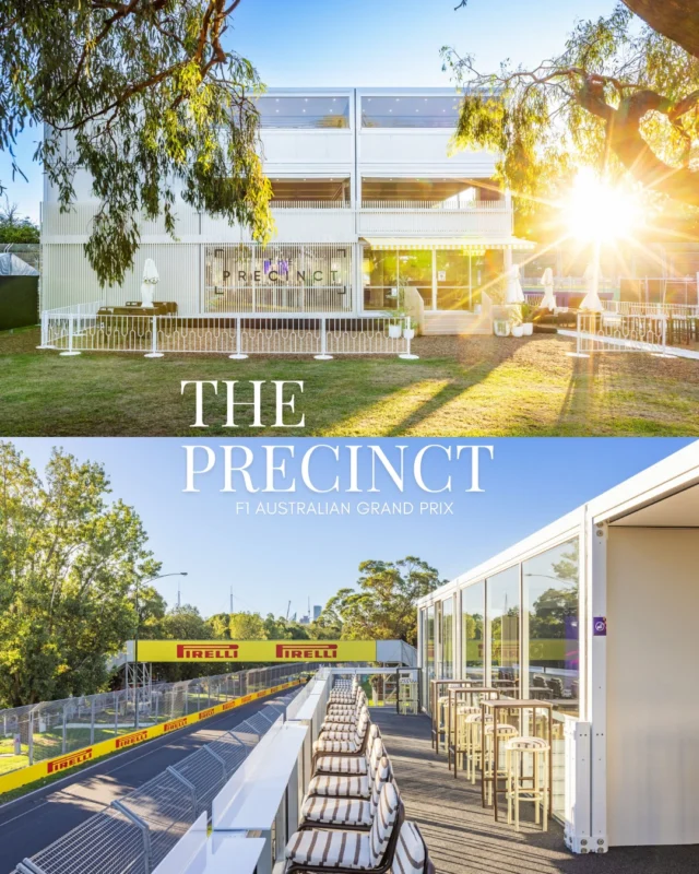 Kicking off the 2026 F1 Australian Grand Prix with one of our favourite hospitality facilities - The Precinct! 🏎️🏁🍽️🥂 @ausgp @precincthospitality @danneventhire 
#AusGP #F1 #ModularStructures #NotOrdinary